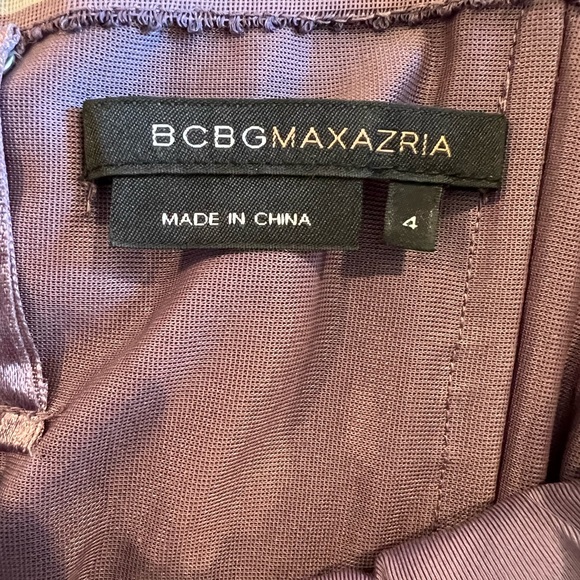 BCBGMAXAZRIA sleeveless silk mini cocktail dress, size US 4 - Picture 5 of 5